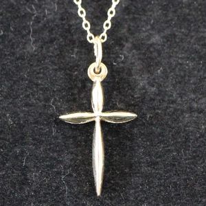 Vintage Gold 925 Sterling Silver Crucifix Pendant